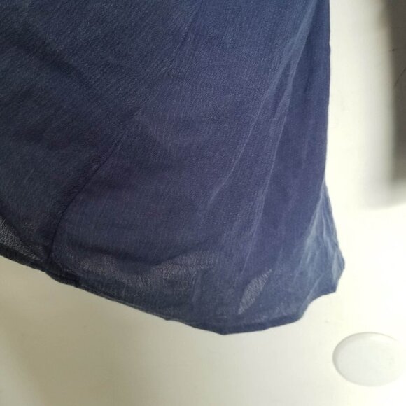 Vici Lace Up Ruffle Oversized Bell Sleeve Blouse S - Picture 7 of 9